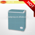 100L baby blue colored chest freezer/freezer horizontal